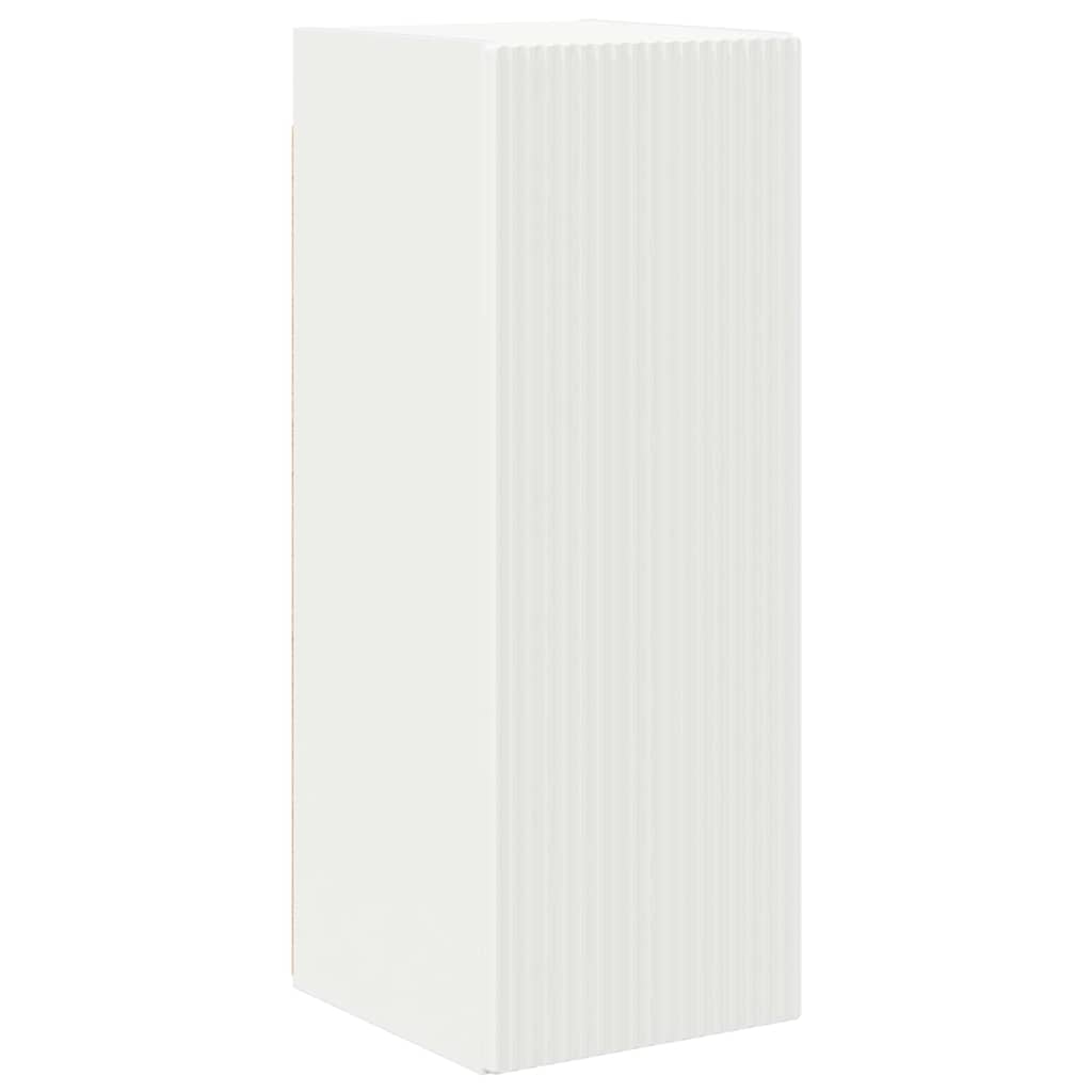 vidaXL TV Wall Cabinet White 30 x 31 x 80 cm Engineered Wood