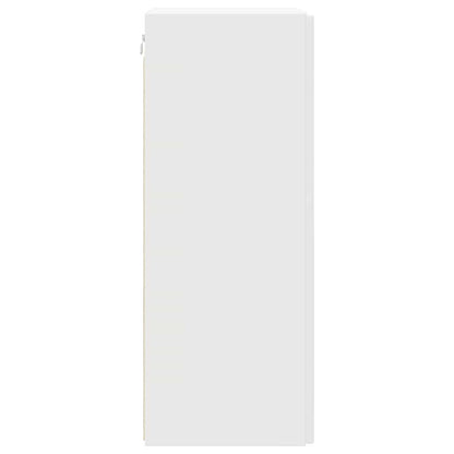 vidaXL TV Wall Cabinet White 30 x 31 x 80 cm Engineered Wood