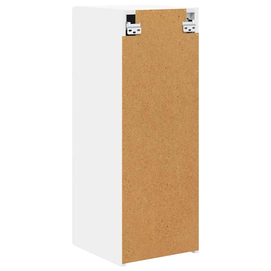 vidaXL TV Wall Cabinet 2 pcs White 30 x 31 x 80 cm Engineered Wood
