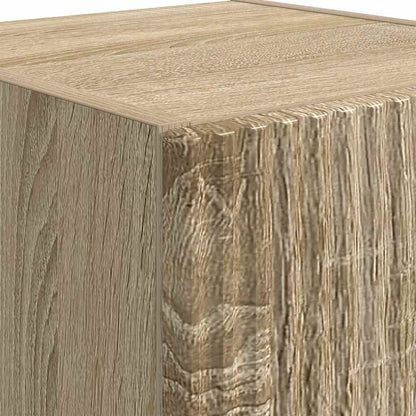 vidaXL TV Wall Cabinet 2 pcs Sonoma 30 x 31 x 80 cm Engineered Wood