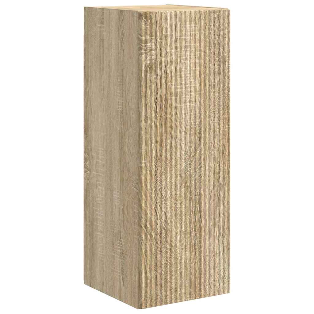 vidaXL TV Wall Cabinet 2 pcs Sonoma 30 x 31 x 80 cm Engineered Wood
