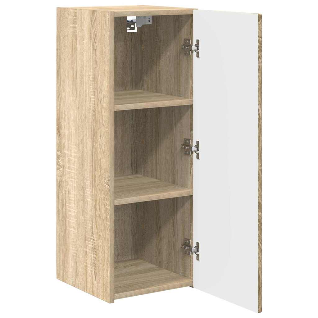 vidaXL TV Wall Cabinet 2 pcs Sonoma 30 x 31 x 80 cm Engineered Wood
