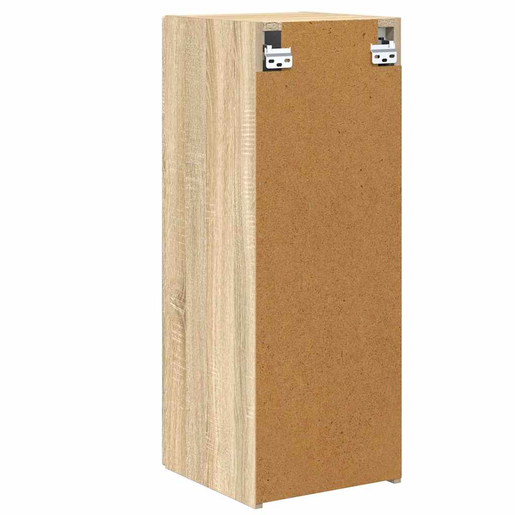 vidaXL TV Wall Cabinet 2 pcs Sonoma 30 x 31 x 80 cm Engineered Wood