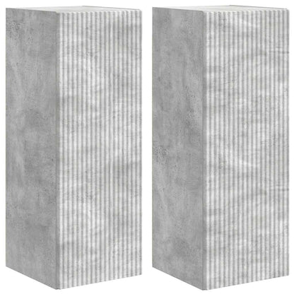 vidaXL TV Wall Cabinet 2 pcs Concerte 30 x 31 x 80 cm Engineered Wood