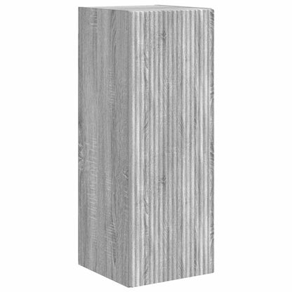 vidaXL TV Wall Cabinet Grey Sonoma 30 x 31 x 80 cm Engineered Wood