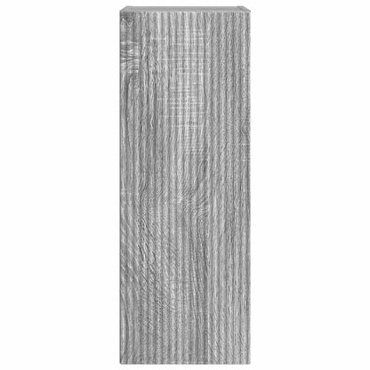 vidaXL TV Wall Cabinet Grey Sonoma 30 x 31 x 80 cm Engineered Wood