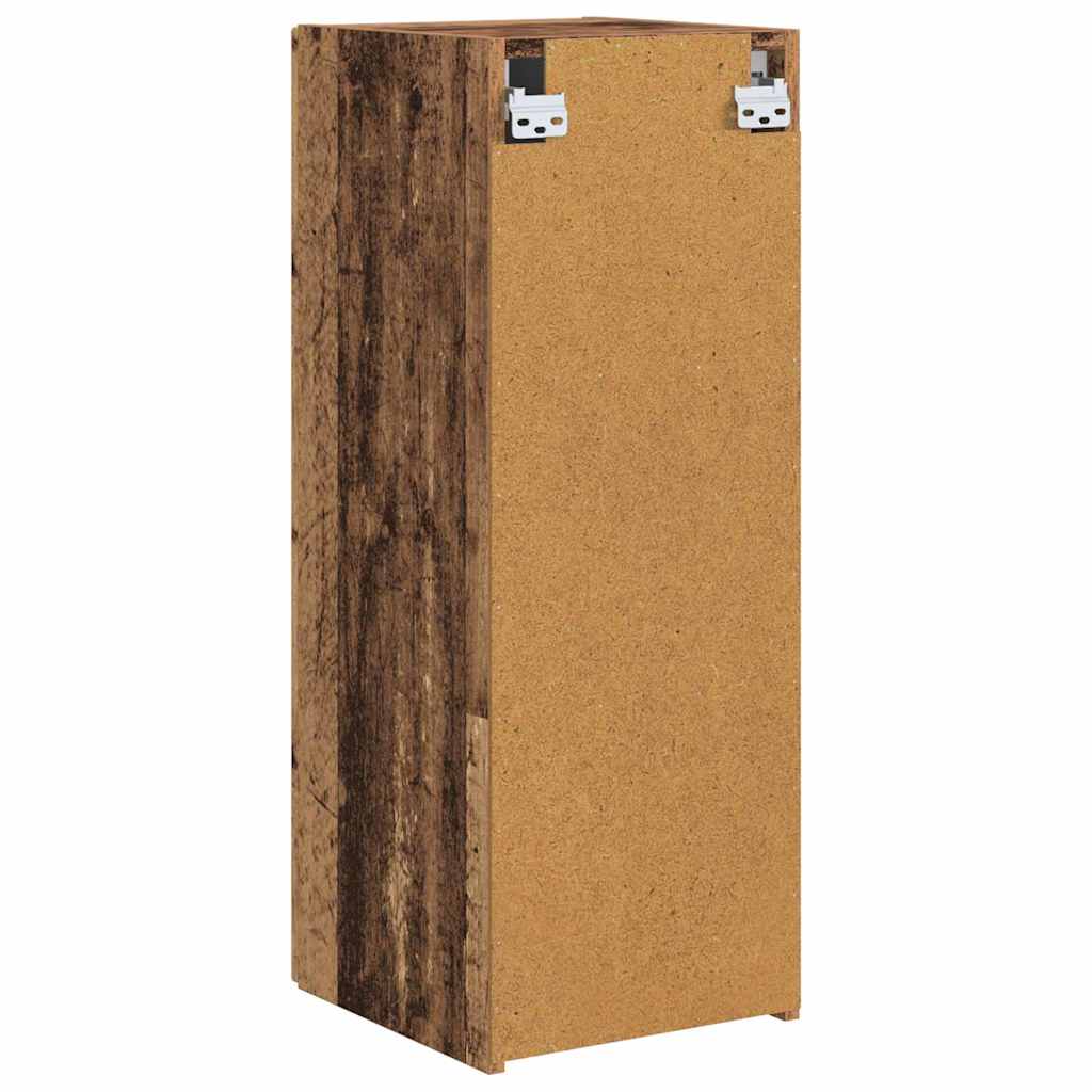 vidaXL TV Wall Cabinet Old Wood 30 x 31 x 80 cm Engineered Wood