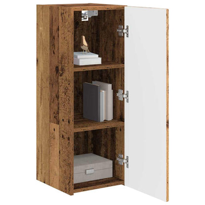 vidaXL TV Wall Cabinet Old Wood 30 x 31 x 80 cm Engineered Wood