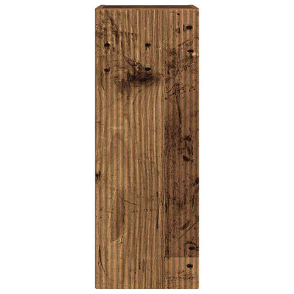 vidaXL TV Wall Cabinet 2 pcs Old Wood 30 x 31 x 80 cm Engineered Wood