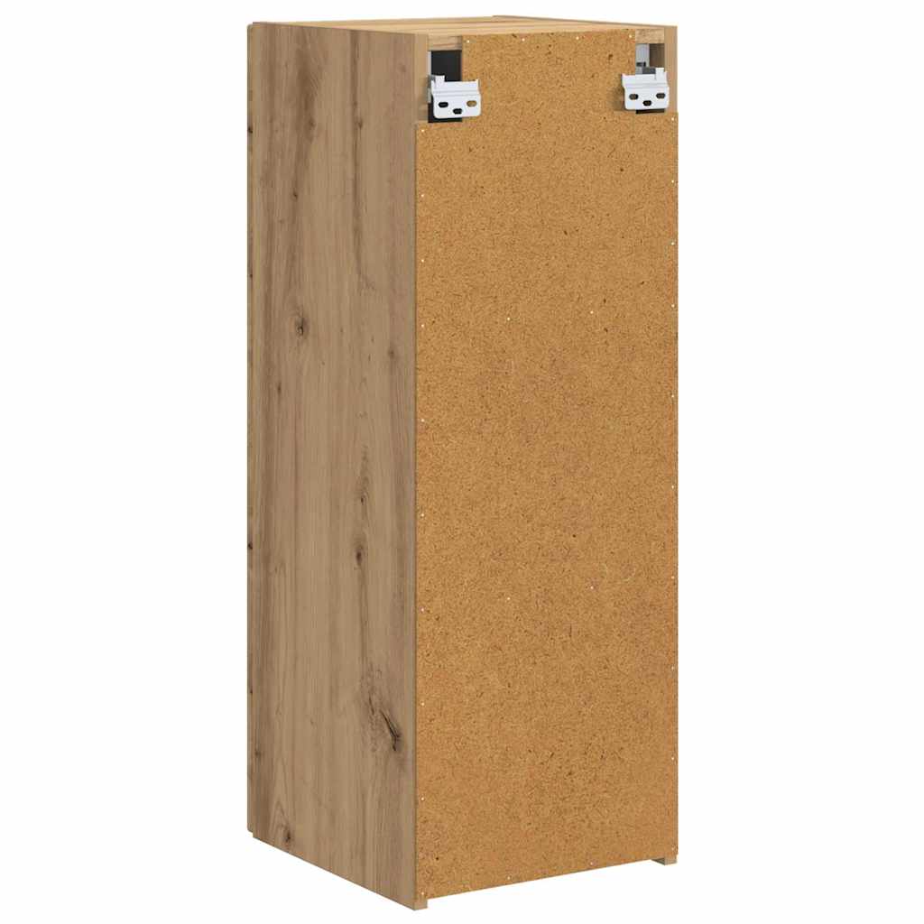 vidaXL TV Wall Cabinet Artisian Oak 30 x 31 x 80 cm Engineered Wood