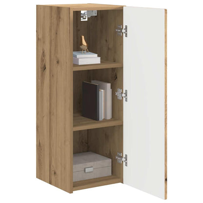 vidaXL TV Wall Cabinet Artisian Oak 30 x 31 x 80 cm Engineered Wood