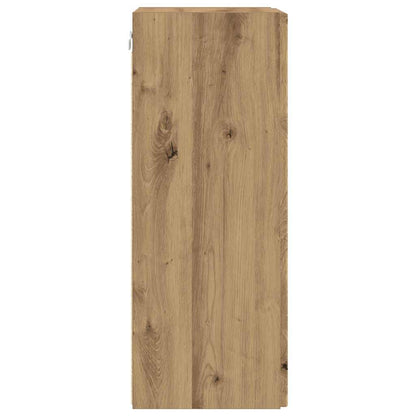 vidaXL TV Wall Cabinet Artisian Oak 30 x 31 x 80 cm Engineered Wood