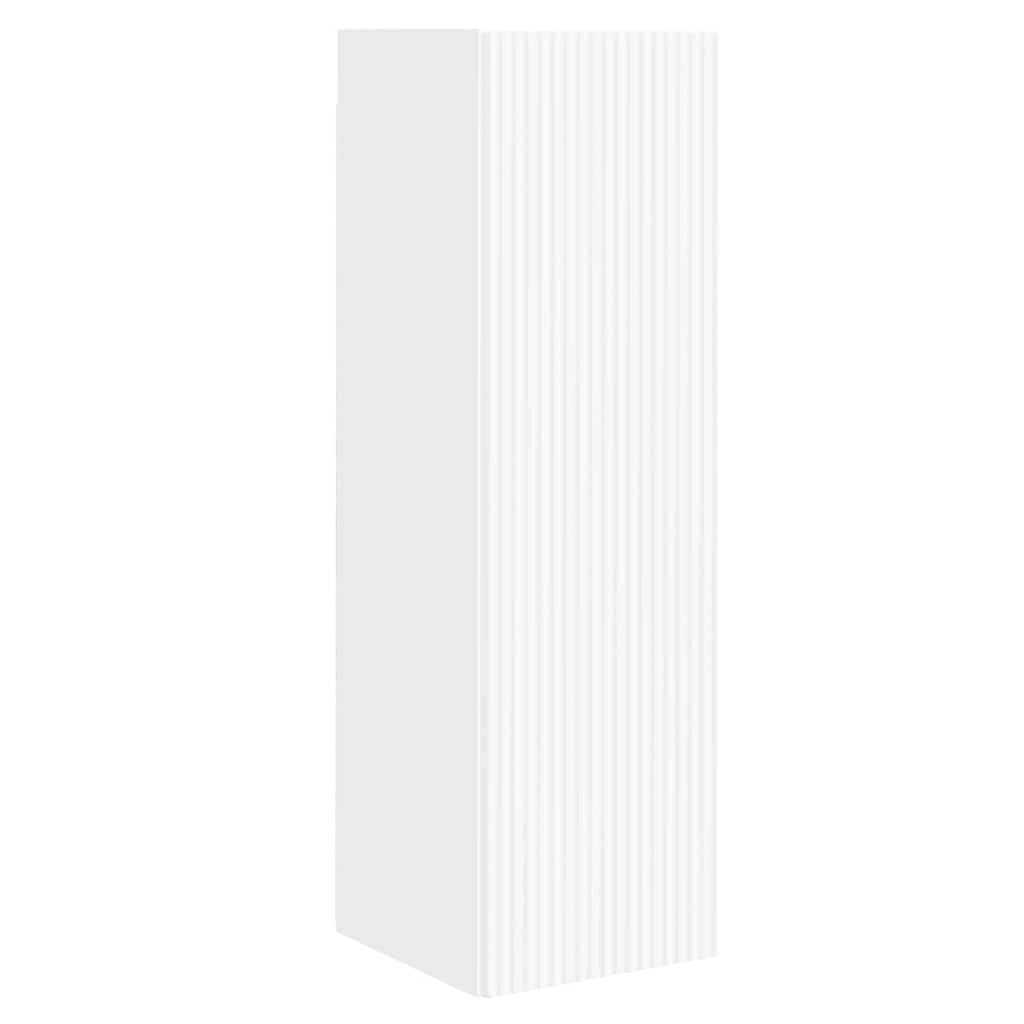 vidaXL TV Wall Cabinet White 30 x 31 x 100 cm Engineered Wood
