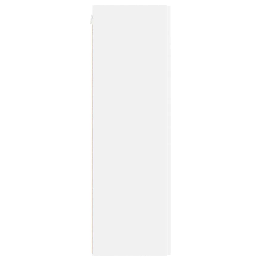 vidaXL TV Wall Cabinet White 30 x 31 x 100 cm Engineered Wood