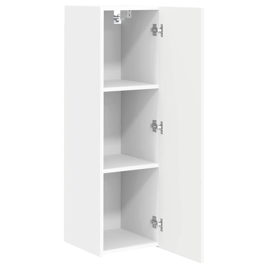 vidaXL TV Wall Cabinet 2 pcs White 30 x 31 x 100 cm Engineered Wood