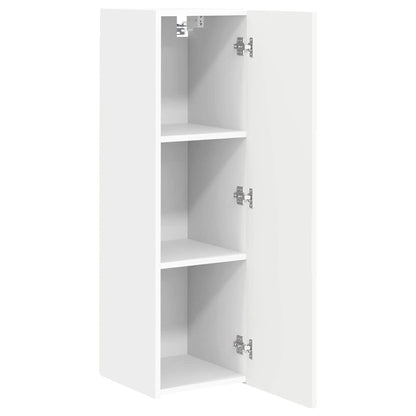 vidaXL TV Wall Cabinet 2 pcs White 30 x 31 x 100 cm Engineered Wood