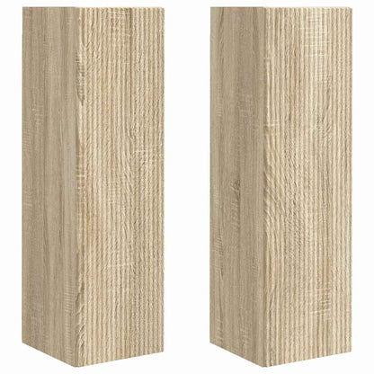 vidaXL TV Wall Cabinet 2 pcs Sonoma 30 x 31 x 100 cm Engineered Wood