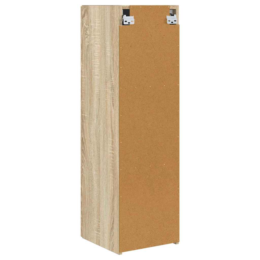 vidaXL TV Wall Cabinet 2 pcs Sonoma 30 x 31 x 100 cm Engineered Wood