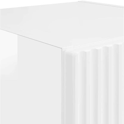 vidaXL TV Wall Cabinet Gloss White 30 x 31 x 100 cm Engineered Wood