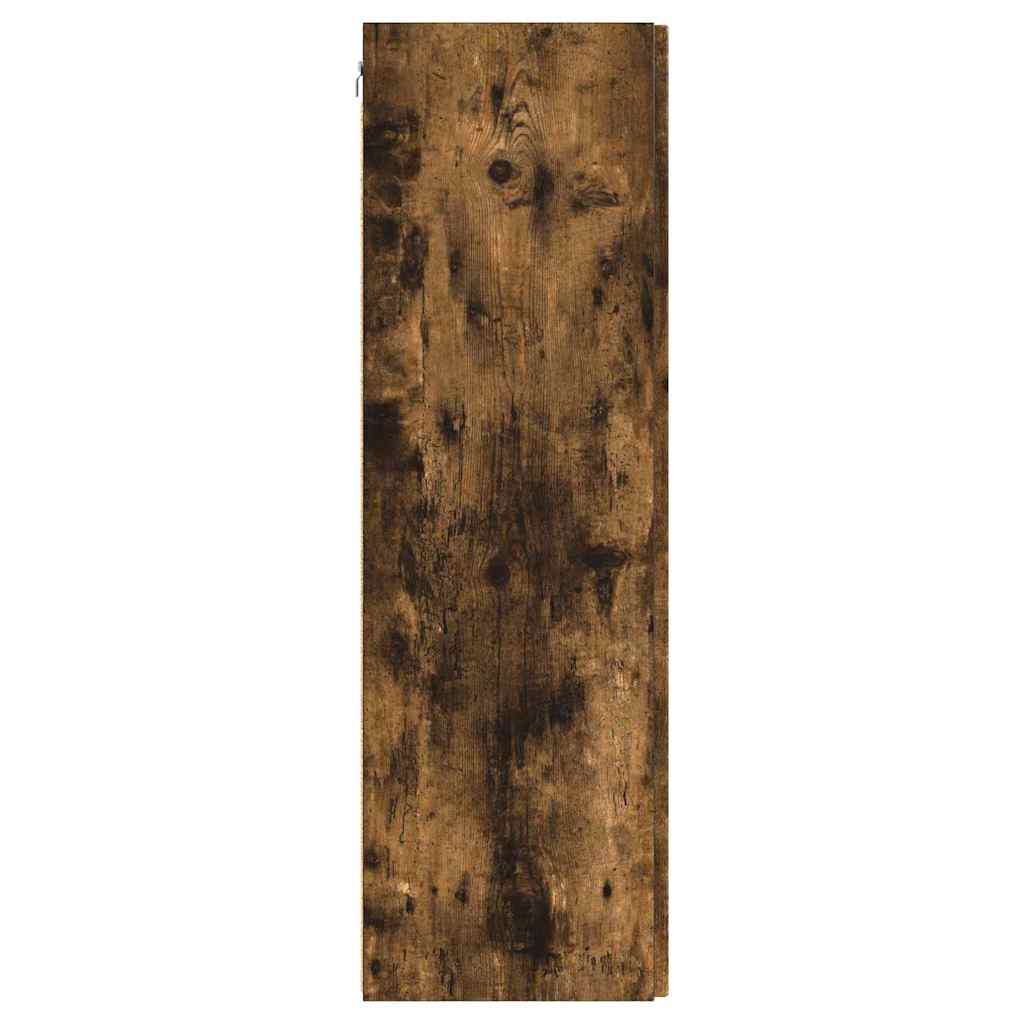 vidaXL TV Wall Cabinet Smoked Oak 30 x 31 x 100 cm Engineered Wood
