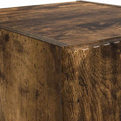 vidaXL TV Wall Cabinet Wall-mounted 2 pcs Smoked Oak 30 x 31 x 100 cm