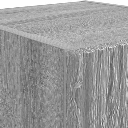 vidaXL TV Wall Cabinet Wall-mounted 2 pcs Grey Sonoma 30 x 31 x 100 cm