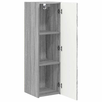 vidaXL TV Wall Cabinet Wall-mounted 2 pcs Grey Sonoma 30 x 31 x 100 cm