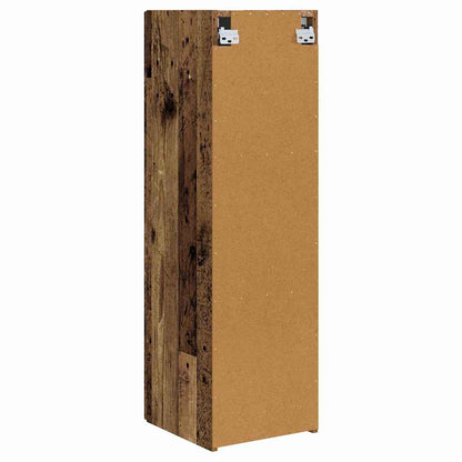 vidaXL TV Wall Cabinet Old Wood 30 x 31 x 100 cm Engineered Wood