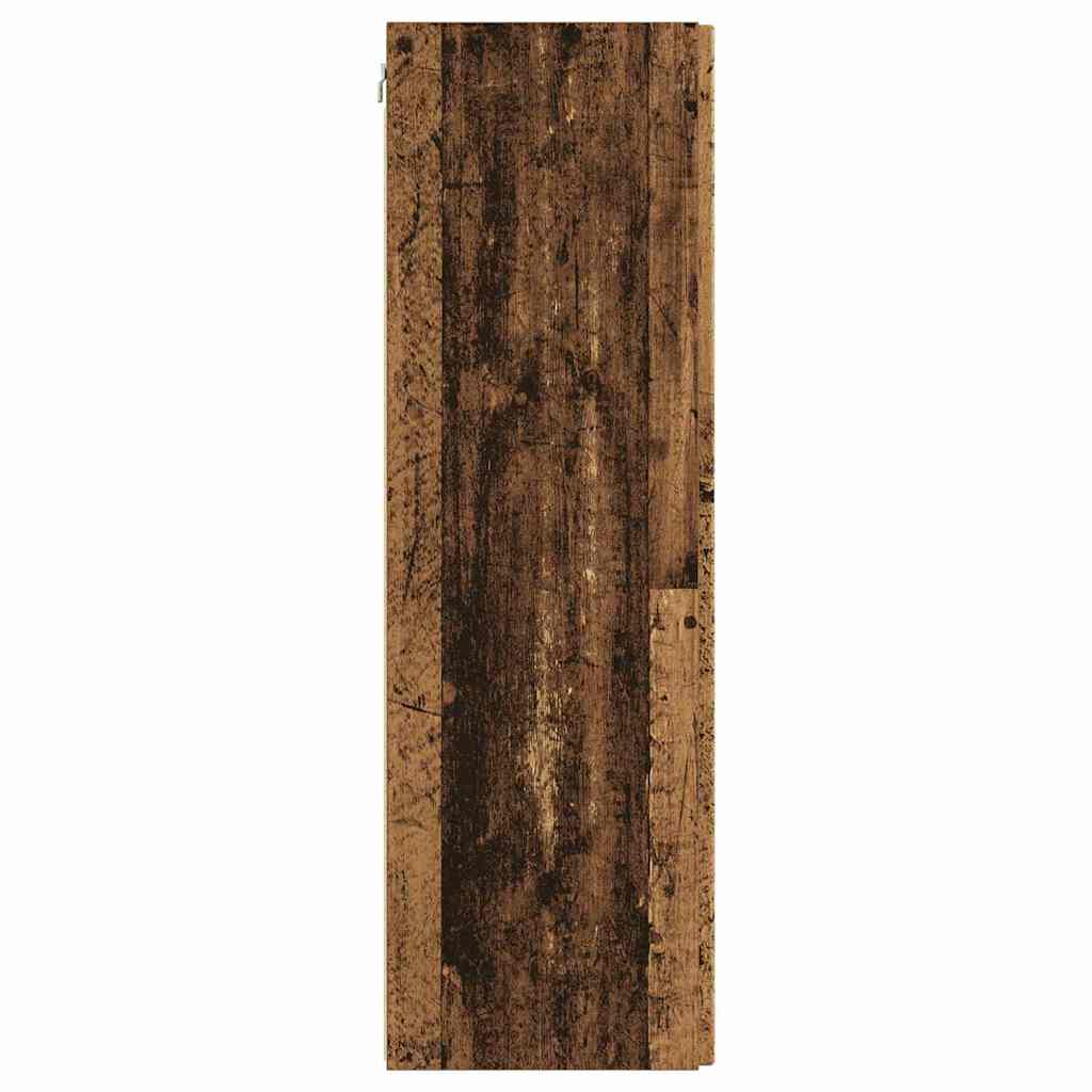 vidaXL TV Wall Cabinet Old Wood 30 x 31 x 100 cm Engineered Wood