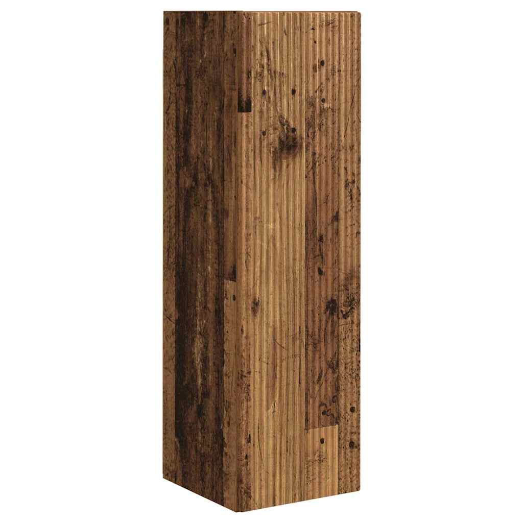 vidaXL TV Wall Cabinet 2 pcs Old Wood 30 x 31 x 100 cm Engineered Wood