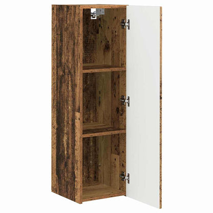 vidaXL TV Wall Cabinet 2 pcs Old Wood 30 x 31 x 100 cm Engineered Wood