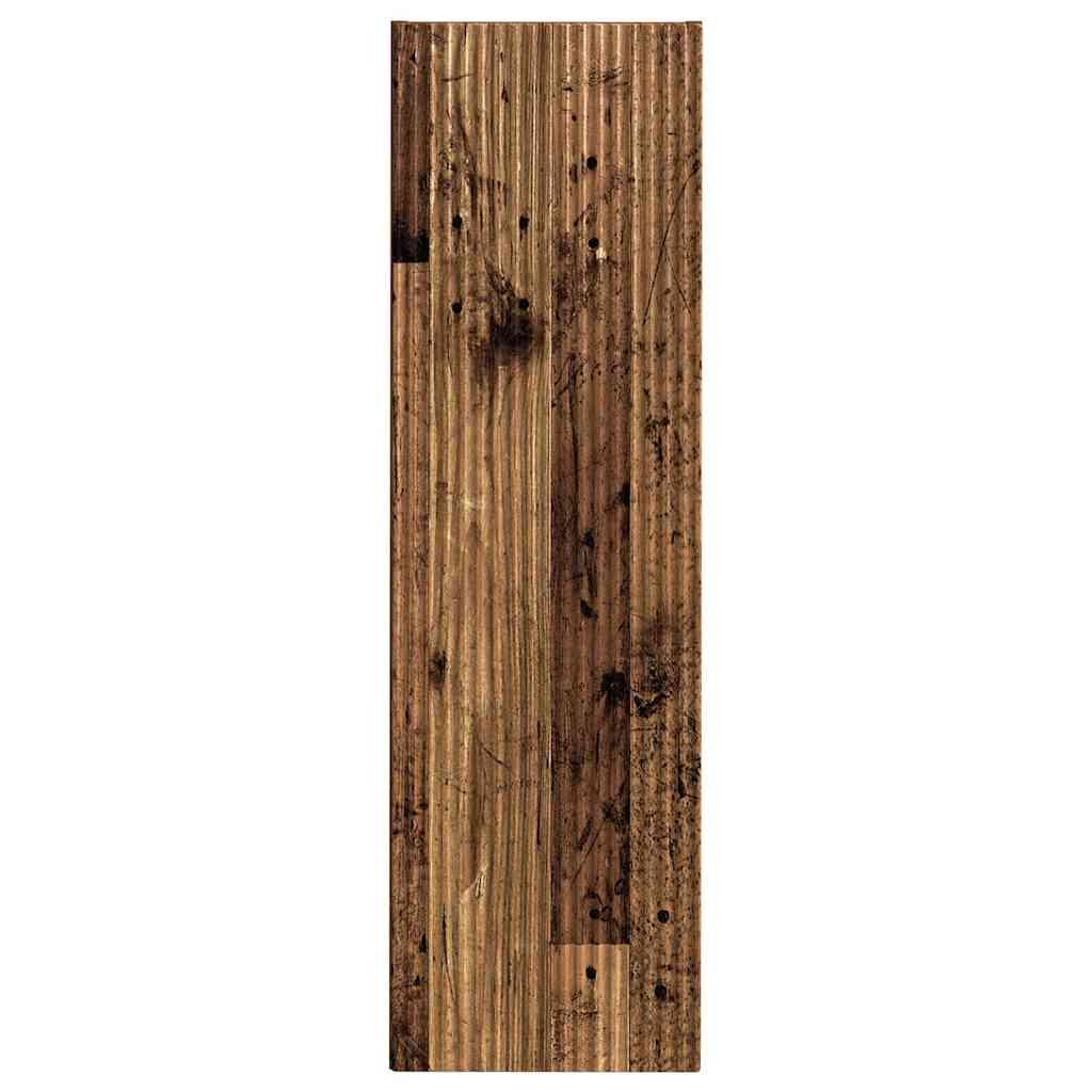 vidaXL TV Wall Cabinet 2 pcs Old Wood 30 x 31 x 100 cm Engineered Wood