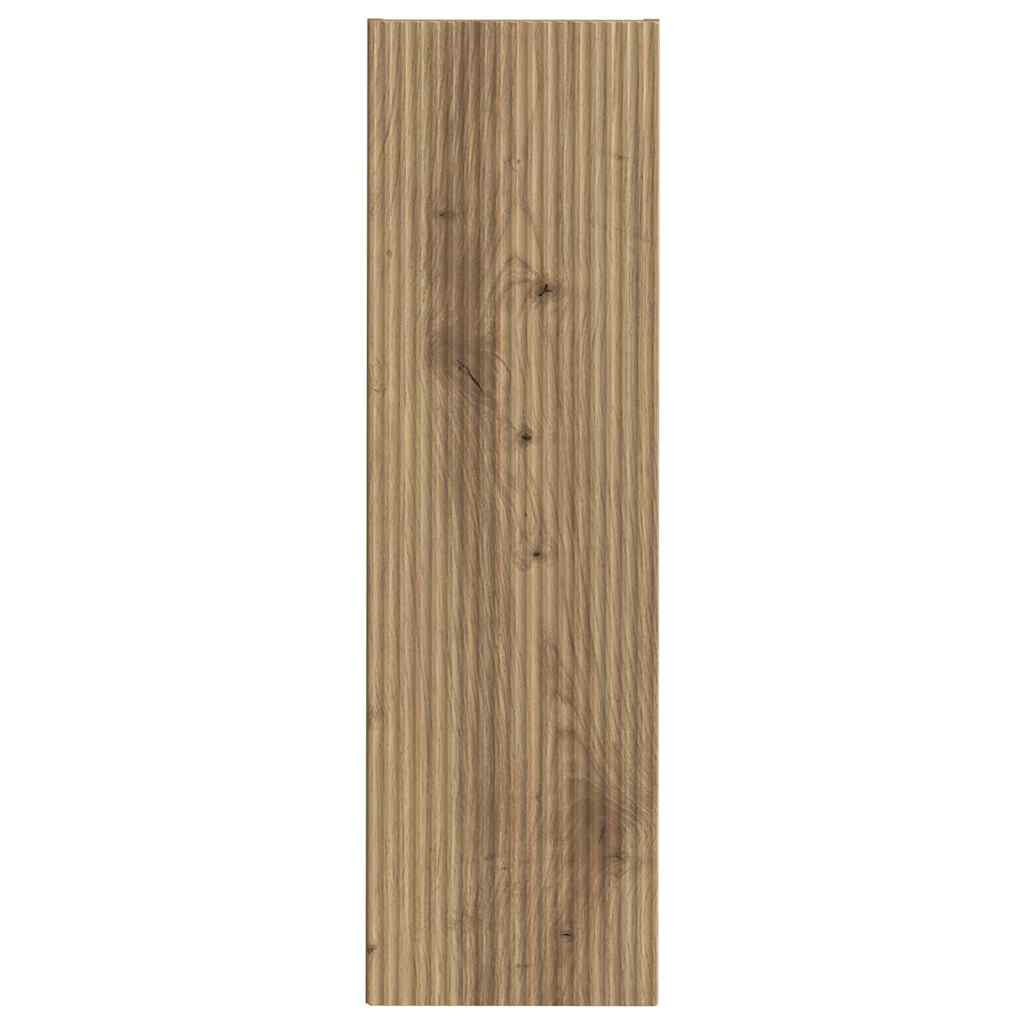 vidaXL TV Wall Cabinet 30 x 31 x 100 cm Artisian Oak Engineered Wood