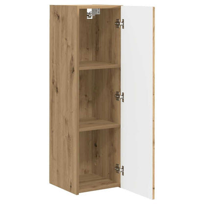 vidaXL TV Wall Cabinet 2 pcs Artisian Oak Engineered Wood