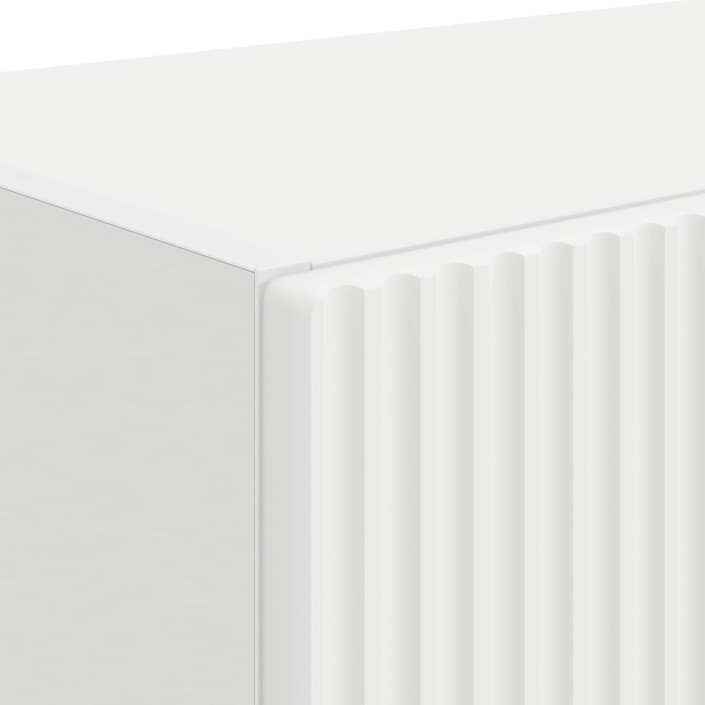 vidaXL TV Wall Cabinet White 59.5 x 31 x 40 cm Engineered Wood