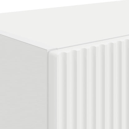 vidaXL TV Wall Cabinet White 59.5 x 31 x 40 cm Engineered Wood