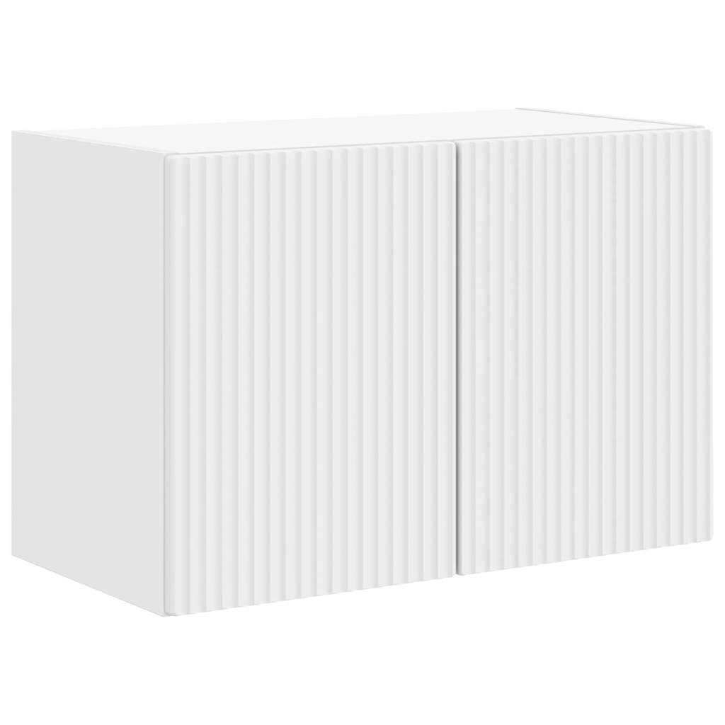 vidaXL TV Wall Cabinet White 59.5 x 31 x 40 cm Engineered Wood