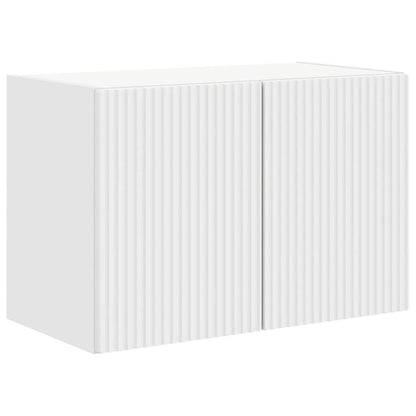 vidaXL TV Wall Cabinet White 59.5 x 31 x 40 cm Engineered Wood
