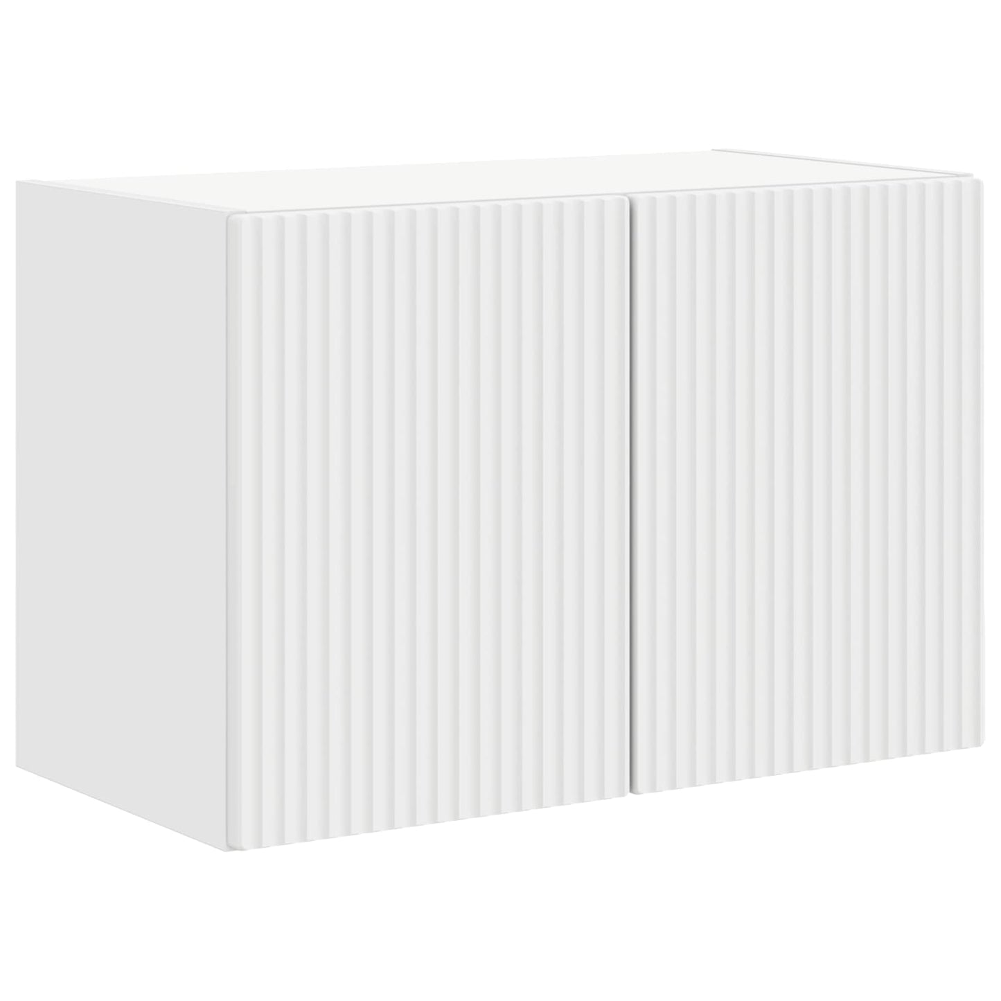 vidaXL TV Wall Cabinet White 59.5 x 31 x 40 cm Engineered Wood