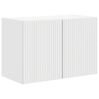 vidaXL TV Wall Cabinet White 59.5 x 31 x 40 cm Engineered Wood