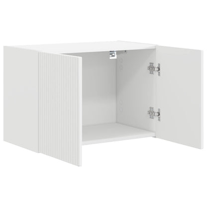 vidaXL TV Wall Cabinet White 59.5 x 31 x 40 cm Engineered Wood
