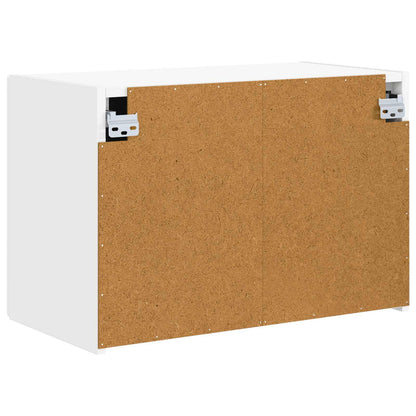 vidaXL TV Wall Cabinet White 59.5 x 31 x 40 cm Engineered Wood