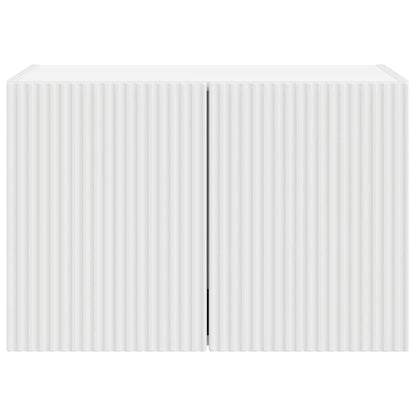 vidaXL TV Wall Cabinet White 59.5 x 31 x 40 cm Engineered Wood