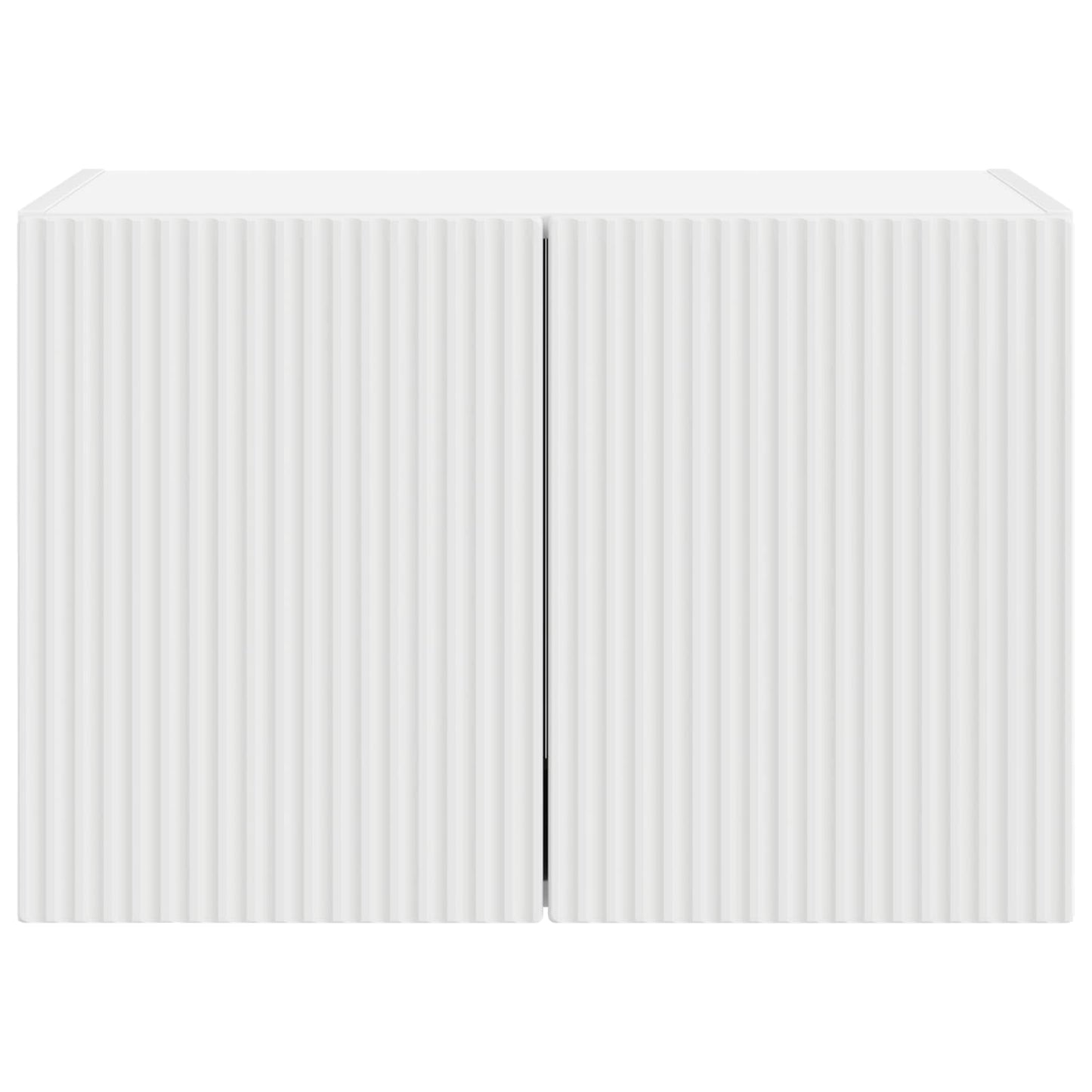 vidaXL TV Wall Cabinet White 59.5 x 31 x 40 cm Engineered Wood