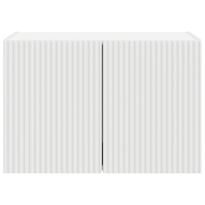 vidaXL TV Wall Cabinet White 59.5 x 31 x 40 cm Engineered Wood