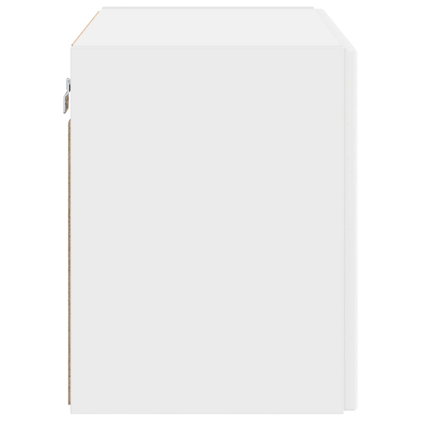 vidaXL TV Wall Cabinet White 59.5 x 31 x 40 cm Engineered Wood