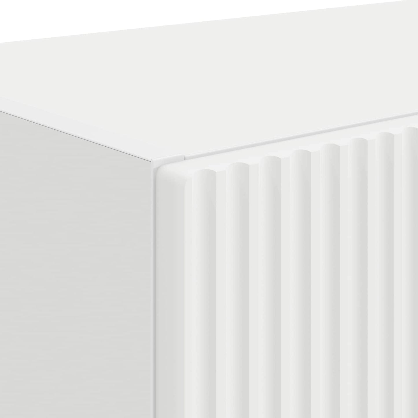vidaXL TV Wall Cabinet 2 pcs White 59.5 x 31 x 40 cm Engineered Wood