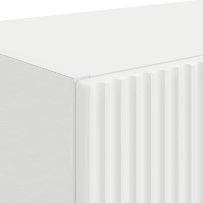 vidaXL TV Wall Cabinet 2 pcs White 59.5 x 31 x 40 cm Engineered Wood