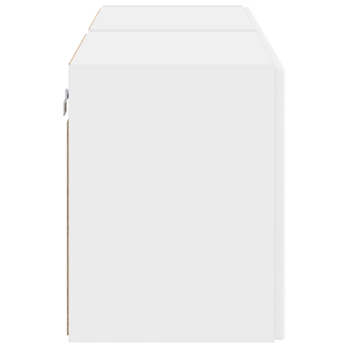 vidaXL TV Wall Cabinet 2 pcs White 59.5 x 31 x 40 cm Engineered Wood