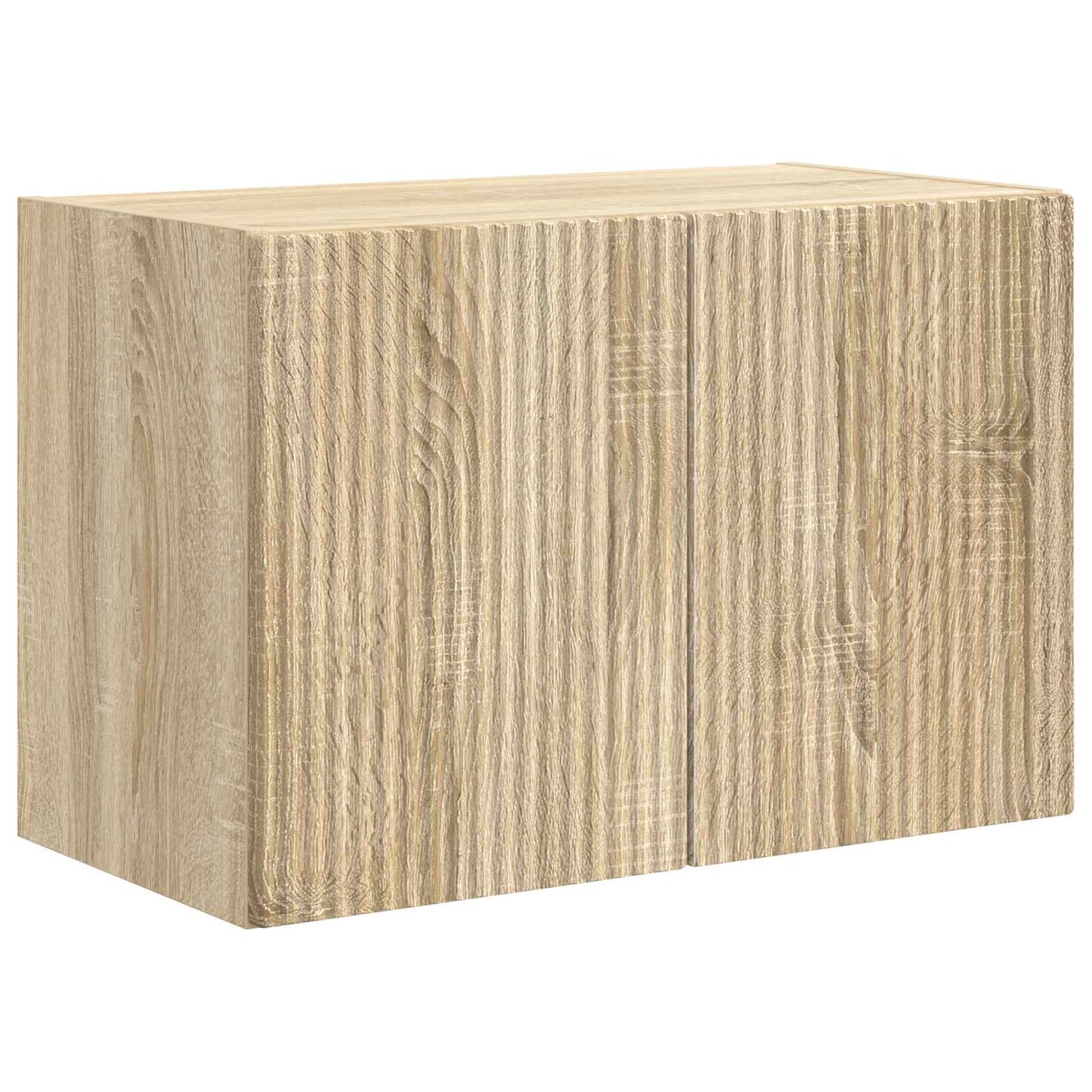 vidaXL TV Wall Cabinet Sonoma Oak 59.5 x 31 x 40 cm Engineered Wood